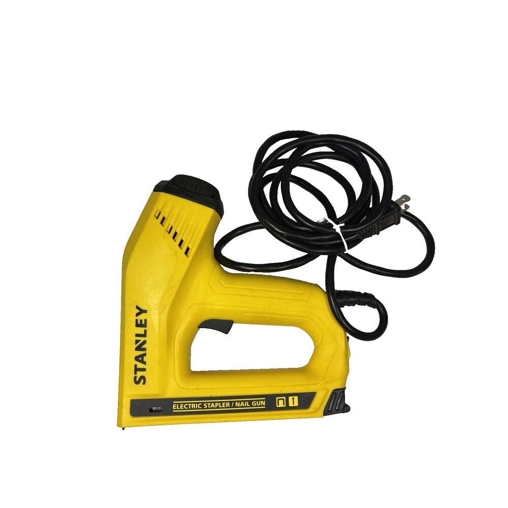 Stanley TRE550 2-in-1 Electric Stapler Brad Nail Gun TRA700 Tested Working